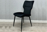 Windsor Velvet Dining Chair – Elegant Upholstered Seating - Exclusive Interior