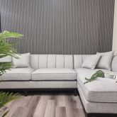Ash Grey Wood Effect Slatted Wall Panels