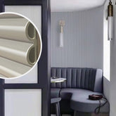 White Fluted WPC Wall Panels