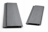 Grey composite wall cladding panel with wood grain texture – Prime Furnishing UK