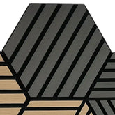 Dark grey PVC hanging wall panels with modern lightweight design for stylish UK interior feature walls