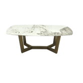 Sorrento Ceramic Gold Coffee Table