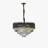 Silver Tear Crystal Chandelier SOLID FURNITURE LTD