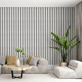 White Oak Acoustic Wood Slatted Wall Panels