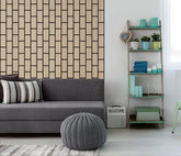 Natural oak acoustic brick wall panel 60×240 cm UK