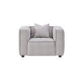 Aluxo Murray Sofa Range in Putty Boucle Fabric - SOLID FURNITURE LTD