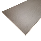 Ash grey WPC flat wall panels with smooth wood-effect finish for modern UK interior feature walls