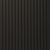 Black 3-sided acoustic wall panels with felt backing