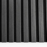 Dark grey acoustic slatted wall panel 60×240 cm UK
