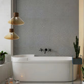 Premium grey sparkle PVC shower panel 100x240cm UK bathroom