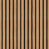 Oak acoustic slatted wall panel 280×60 cm UK
