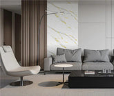 White gold marble PVC wall panels 90x240cm UK interior