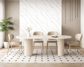 white marble PVC wall panels bathroom