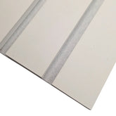 White felt wide acoustic wall panels 240x30cm UK modern interior