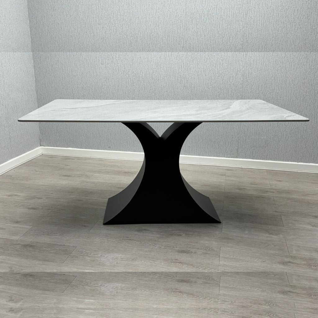 Caroline Grey Ceramic Top Dining Table