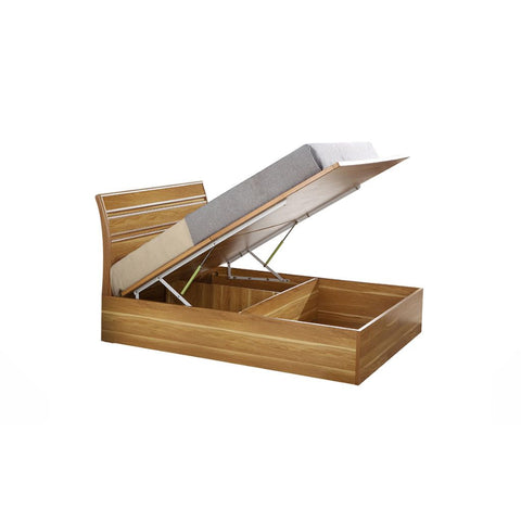 High Gloss Alexandra Oak Solid with Headboard