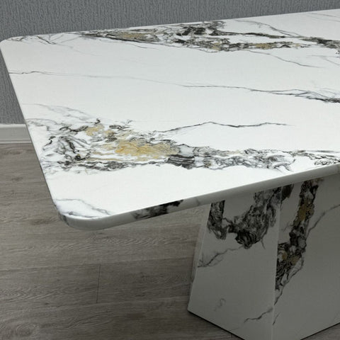 Capri Marble Effect Dining Table