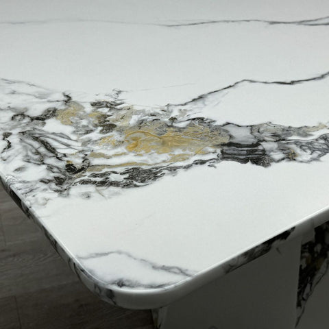Capri Marble Effect Dining Table