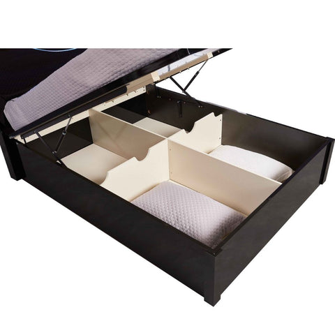 High Gloss Half Moon Bed