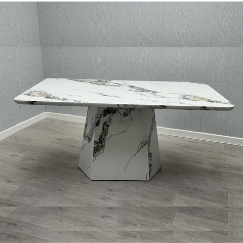 Capri Marble Effect Dining Table