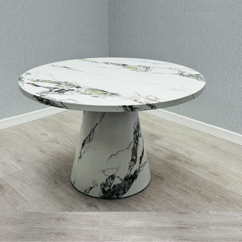 Capri Marble Effect Dining Table
