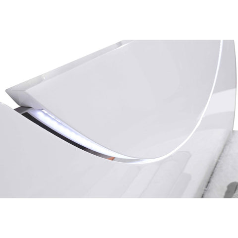 High Gloss Half Moon Bed