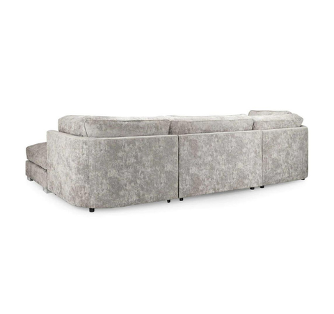 Bishop U Shape Sofa High Back Truffle SOLID FURNITURE