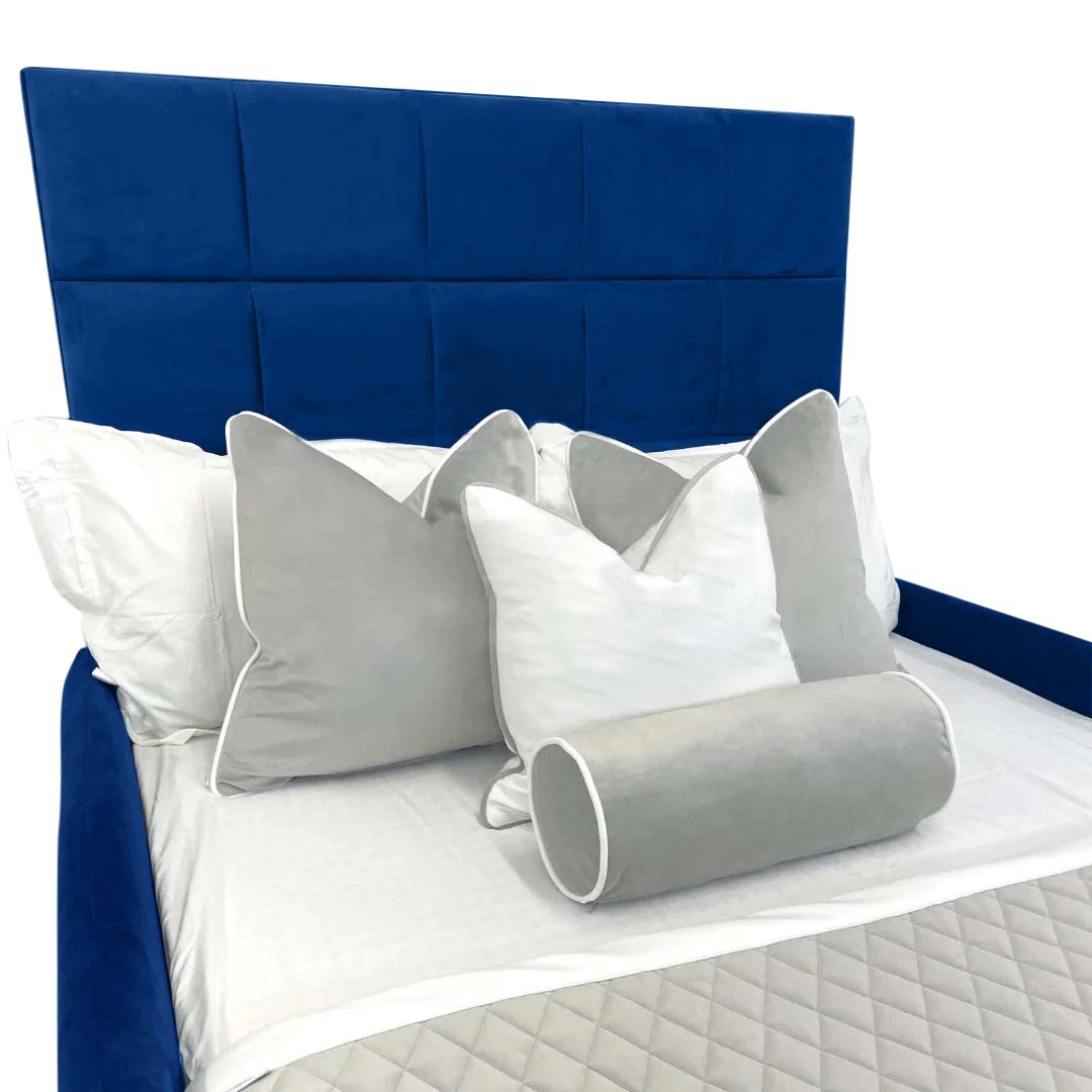 Carter Kids Bed Plush Velvet with Safety Siderails - Exclusive Interior