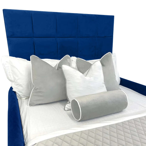 Carter Kids Bed Plush Velvet with Safety Siderails - Exclusive Interior