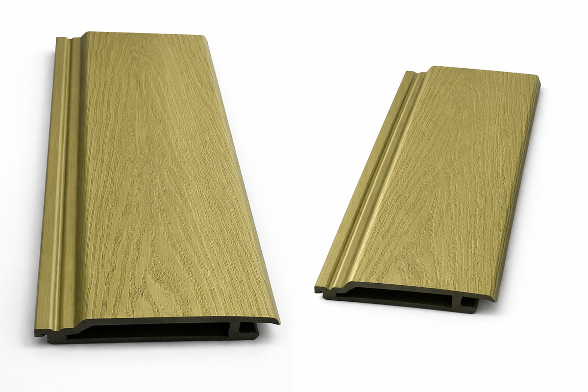 Khaki Exterior Interlocking Composite Wall Panels – Outdoor Cladding  (2.35m² Pack) | PRIME FURNISHING UK