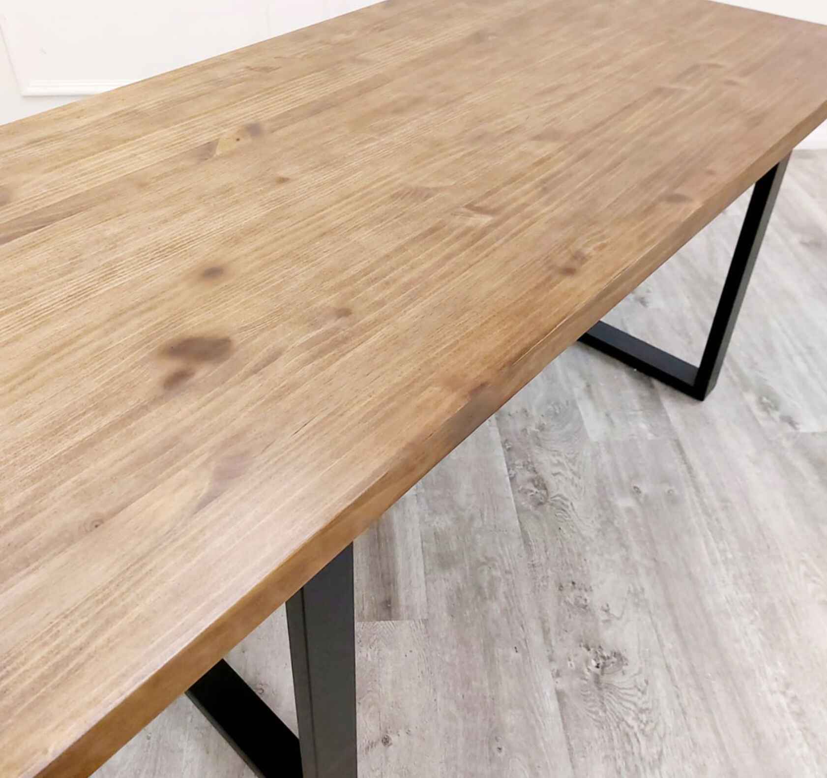 Freya Pine Wooden Dining Table Only SOLID FURNITURE