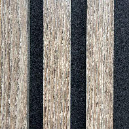 HDF Acoustic Wall Panels in a modern interior setting.