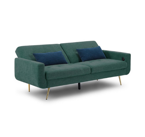 Lexi 3 Seater Sofa bed With USB Port Fabric