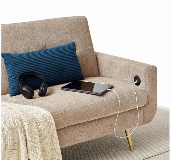 Lexi 3 Seater Sofa Bed With USB Port