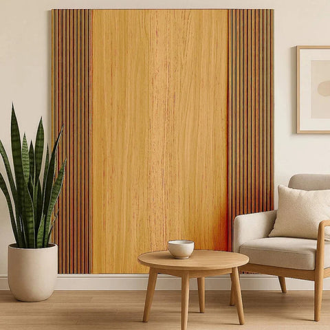  Modern light oak WPC flat wall panels for minimalist interior walls in UK homes and commercial spaces

