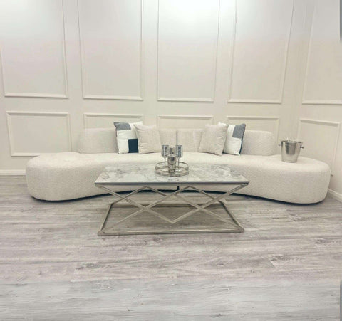 Miami Curved Boucle Sofa