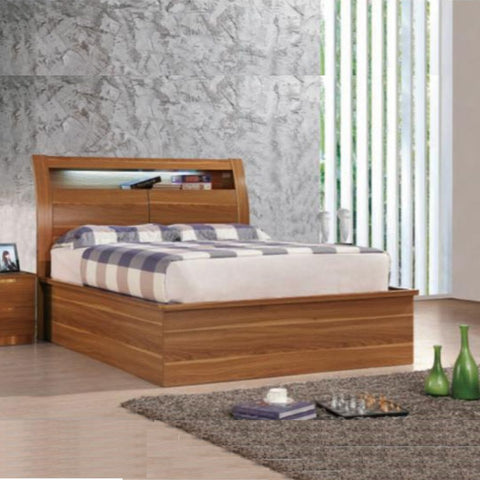 High Gloss Rugby Bed With Led Light