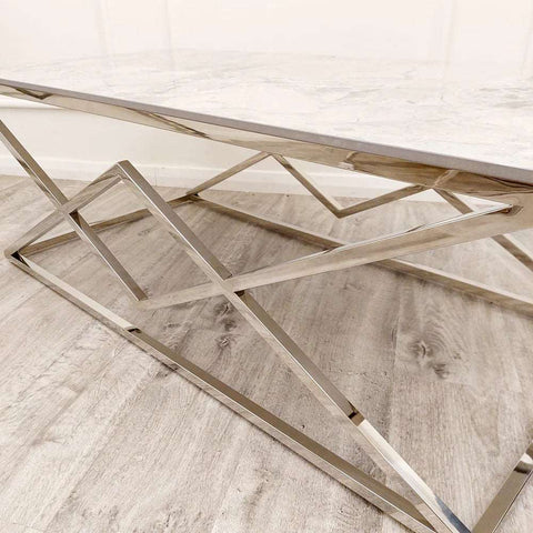 Vesta Chrome Coffee Table