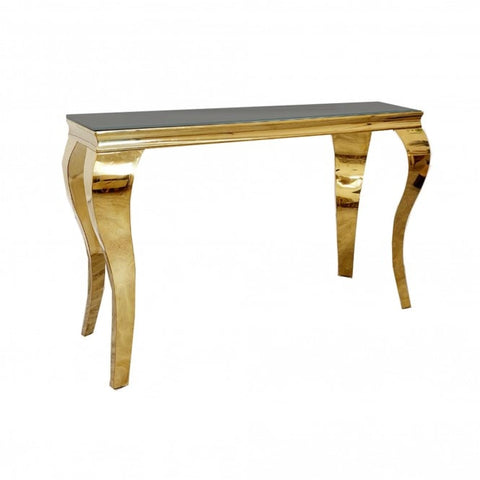 LOUIS GOLD CONSOLE TABLE SOLID FURNITURE LTD
