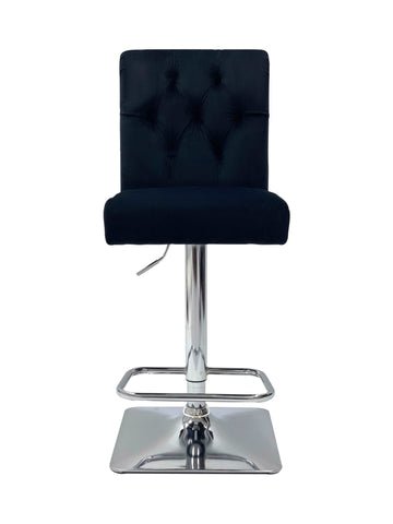 Sofia Breakfast Stools Plush Velvet Fabric
