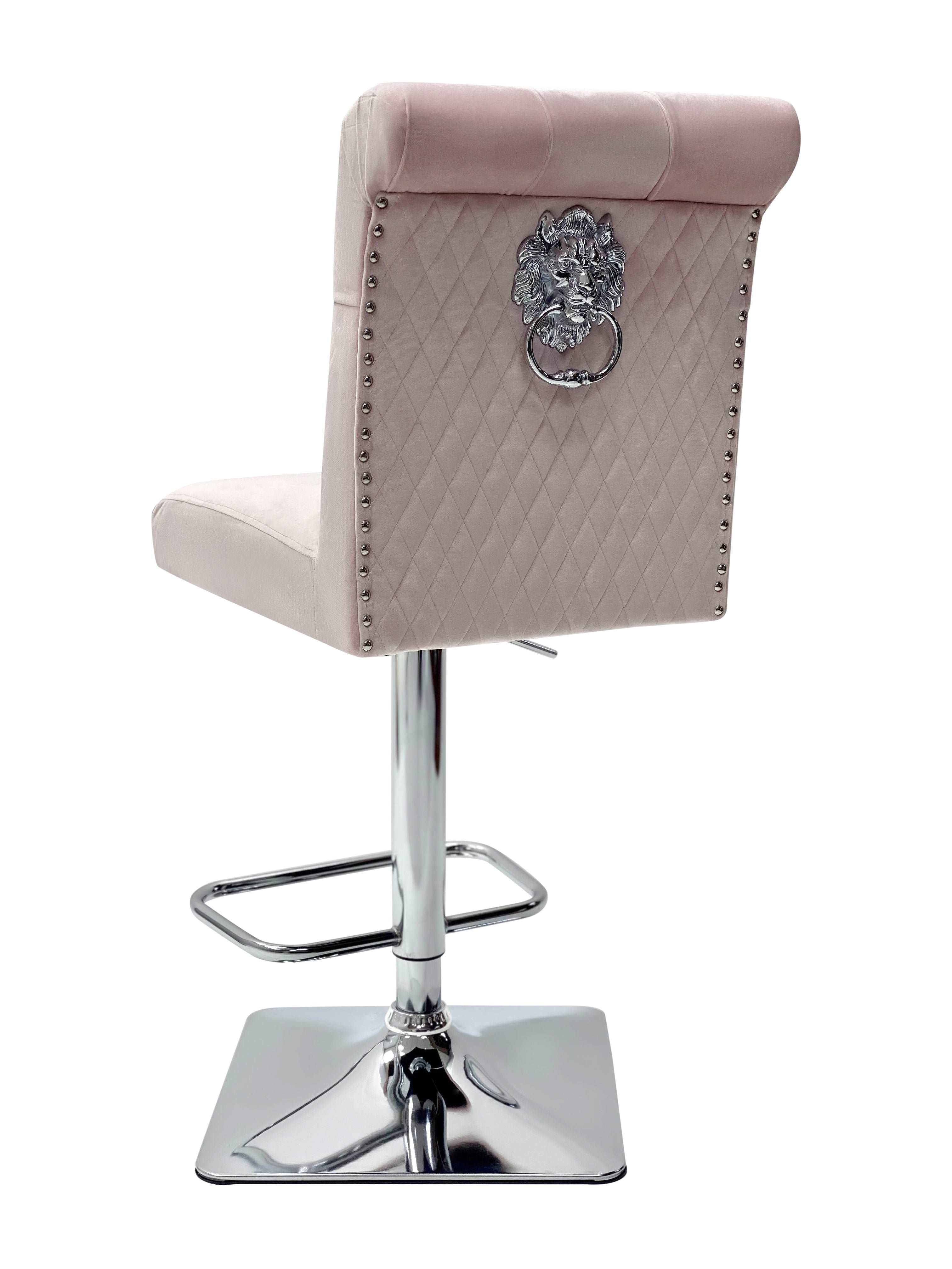 Sofia Breakfast Stools Plush Velvet Fabric