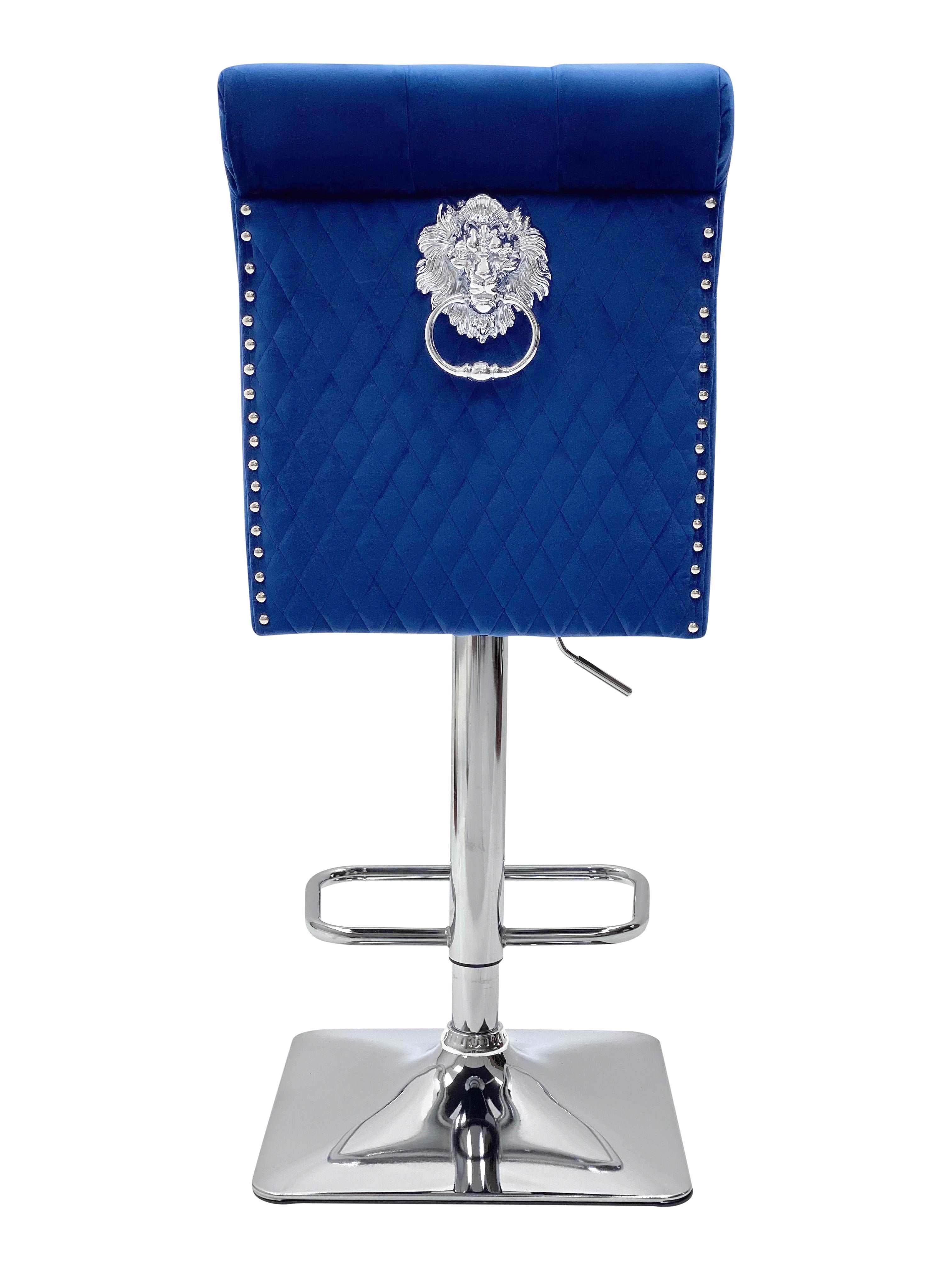 Sofia Breakfast Stools Plush Velvet Fabric
