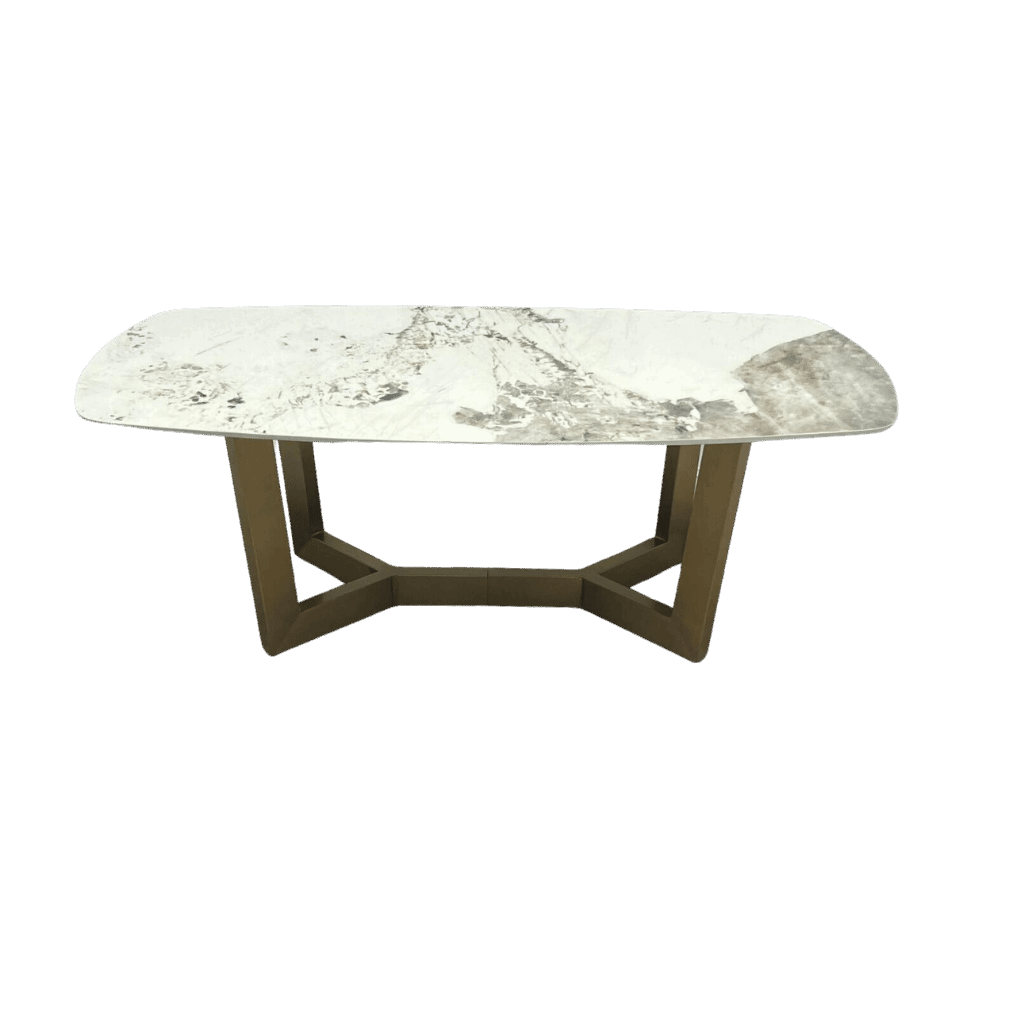 Sorrento Ceramic Gold Coffee Table