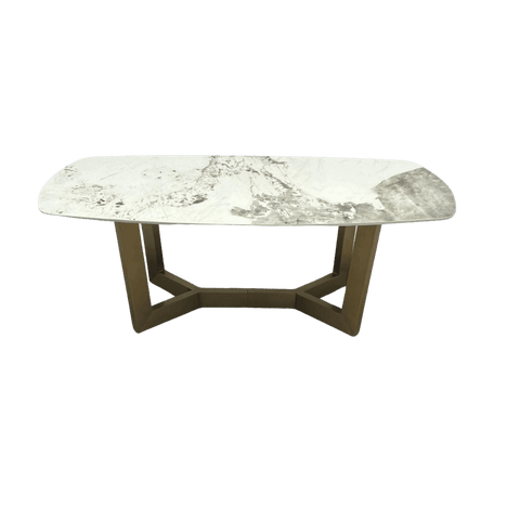 Sorrento Ceramic Gold Coffee Table