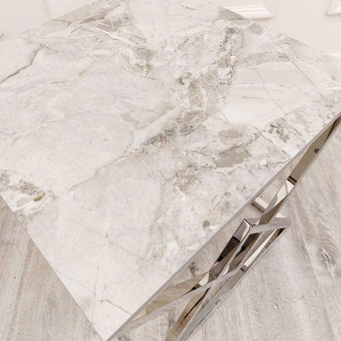 VESTA SIDE TABLE SOLID FURNITURE UK