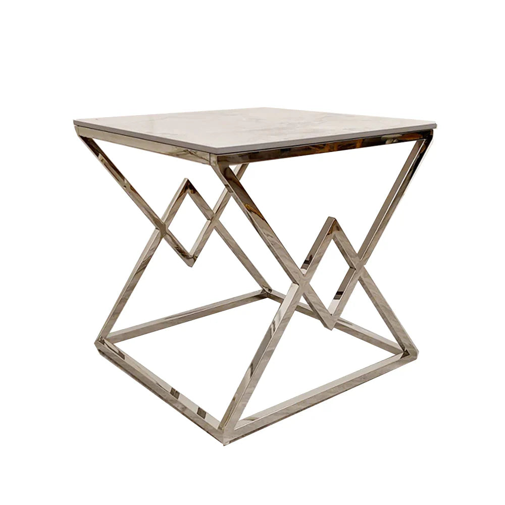 VESTA SIDE TABLE SOLID FURNITURE UK
