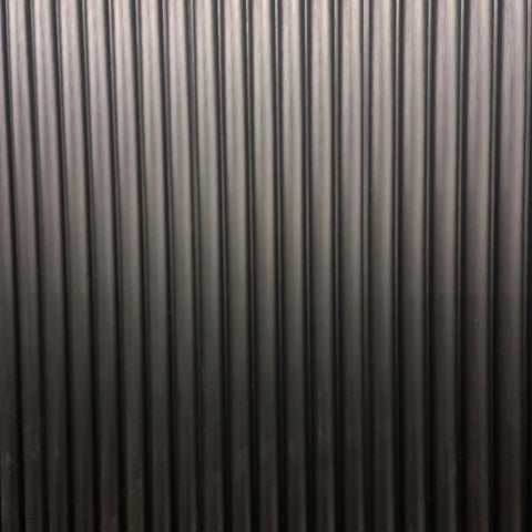 Black Fluted WPC Wall Panels