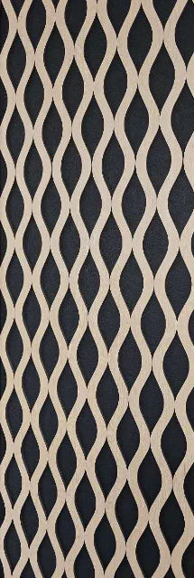 Sound-absorbing oak acoustic wall panel interior décor

