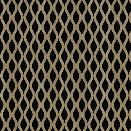 Wave textured acoustic wall panel interior décor

