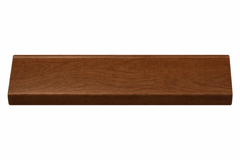 Acoustic wall panel with felt backing walnut finish

